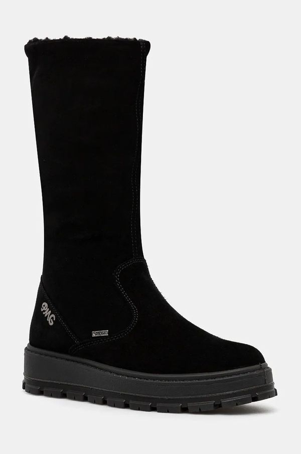 Primigi Dječje gležnjače od brušene kože Primigi boja: crna, PNEGT 68696