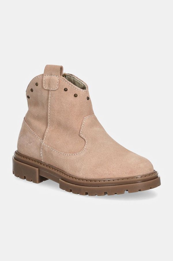 Primigi Dječje gležnjače od brušene kože Primigi boja: ružičasta, PFS 69098