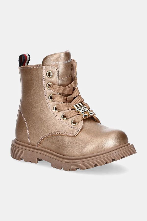 Tommy Hilfiger Dječje gležnjače Tommy Hilfiger boja: zlatna, T1A5-33562