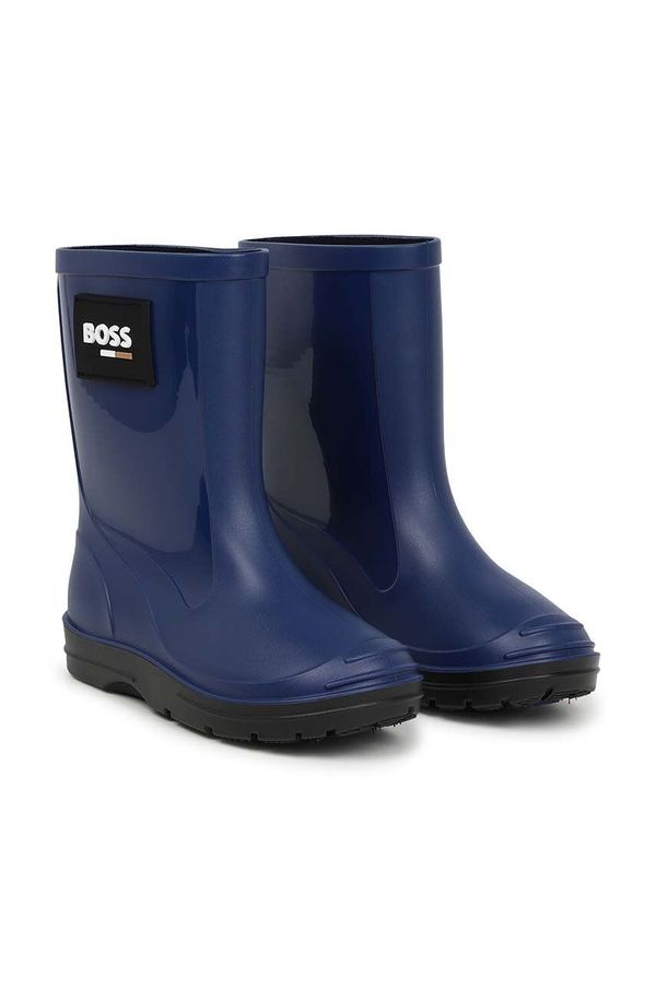 Boss Dječje gumene čizme BOSS boja: tamno plava, J51338