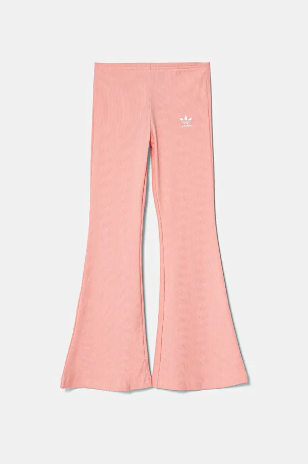 adidas Originals Dječje hlače adidas Originals boja: ružičasta, bez uzorka, JC8438