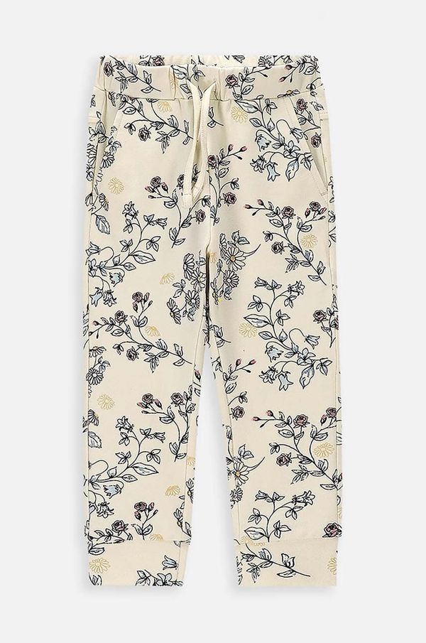 Coccodrillo Dječje hlače Coccodrillo boja: bež, s uzorkom