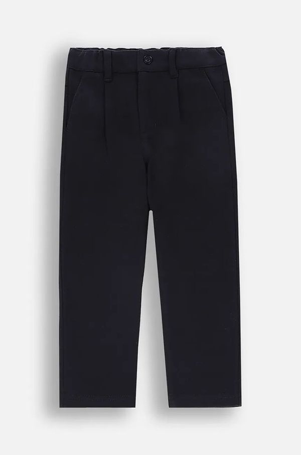 Coccodrillo Dječje hlače Coccodrillo boja: tamno plava, bez uzorka, ELEGANT BABY BOY