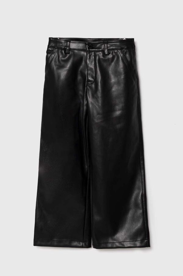 Guess Dječje hlače Guess boja: crna, bez uzorka, J4YB08 WE8D0