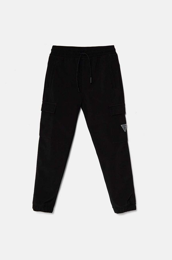 Guess Dječje hlače Guess boja: crna, L4BB05 WFY80