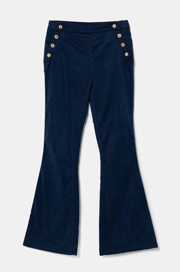 Guess Dječje hlače Guess boja: tamno plava, bez uzorka, J5RB04 WF7H0