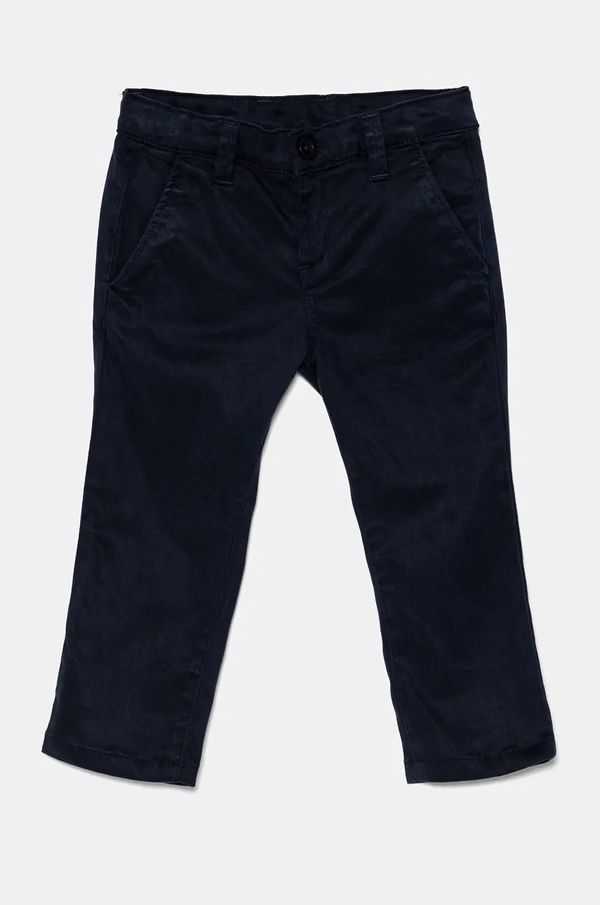 Guess Dječje hlače Guess boja: tamno plava, bez uzorka, N4BB00 WF7H0