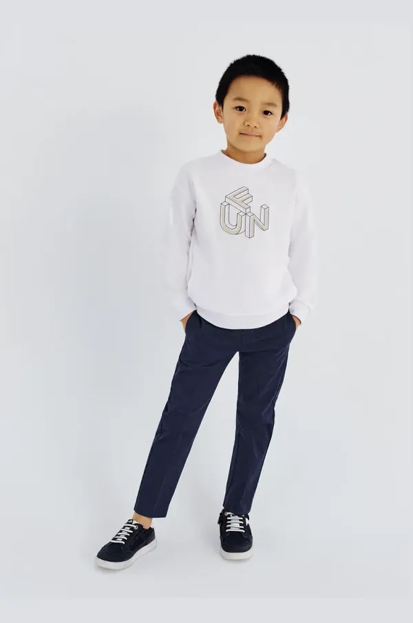 Mayoral Dječje hlače Mayoral slim boja: tamno plava, bez uzorka, 3565