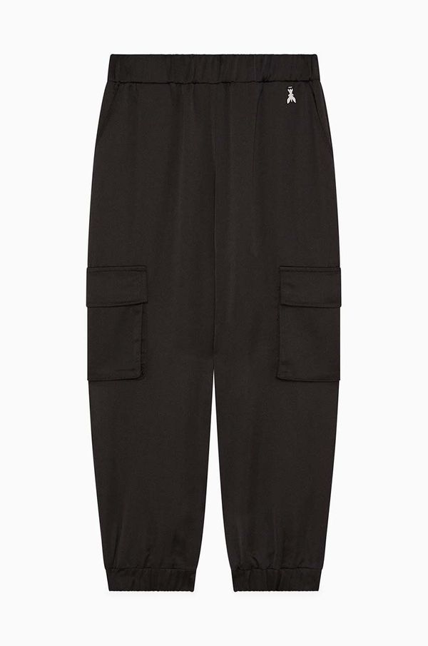 Patrizia Pepe Dječje hlače Patrizia Pepe A416 boja: crna, bez uzorka, 7P0334