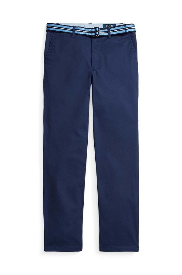 Polo Ralph Lauren Dječje hlače Polo Ralph Lauren boja: tamno plava, bez uzorka, 323855394001