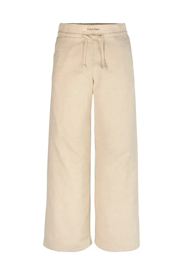 Calvin Klein Jeans Dječje hlače s dodatkom lana Calvin Klein Jeans