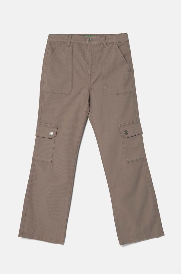 United Colors of Benetton Dječje hlače United Colors of Benetton boja: bež, bez uzorka, 46C0CE03D