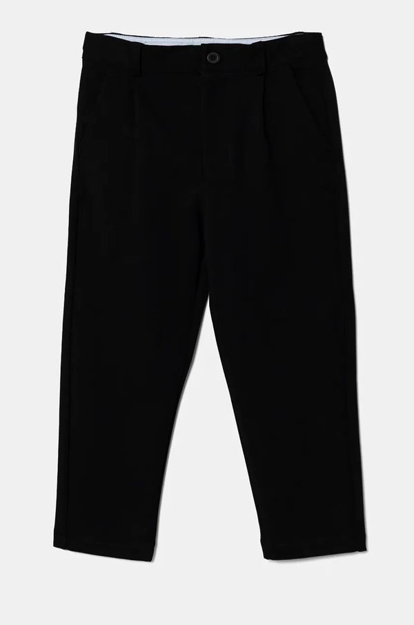 United Colors of Benetton Dječje hlače United Colors of Benetton boja: crna, bez uzorka, 4EOMCF03N