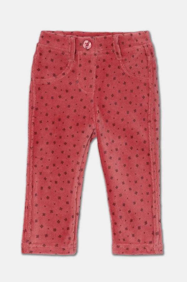United Colors of Benetton Dječje hlače United Colors of Benetton boja: ružičasta, s uzorkom, 4T4MGE029
