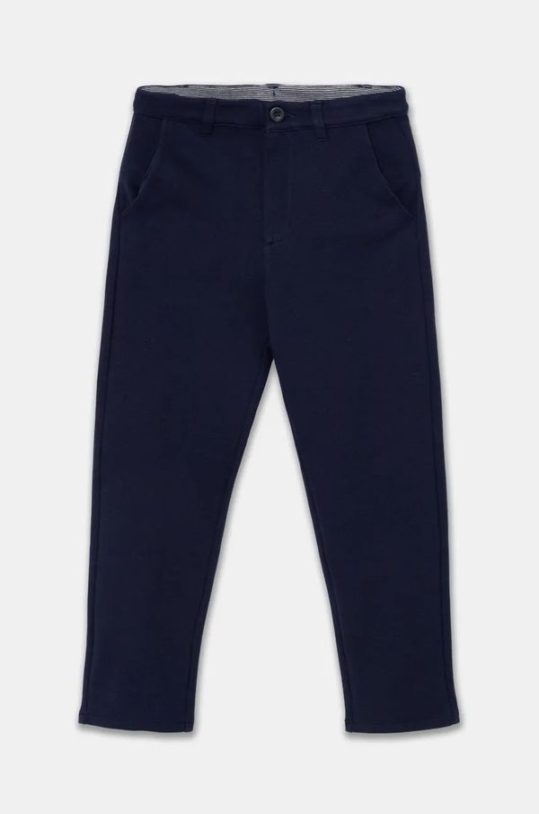 United Colors of Benetton Dječje hlače United Colors of Benetton boja: tamno plava, bez uzorka, 3F1YCF05A