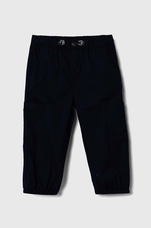 United Colors of Benetton Dječje hlače United Colors of Benetton boja: tamno plava, bez uzorka