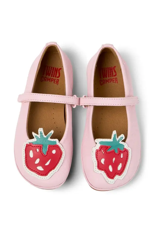Camper Dječje kožne balerinke Camper TWS Kids
