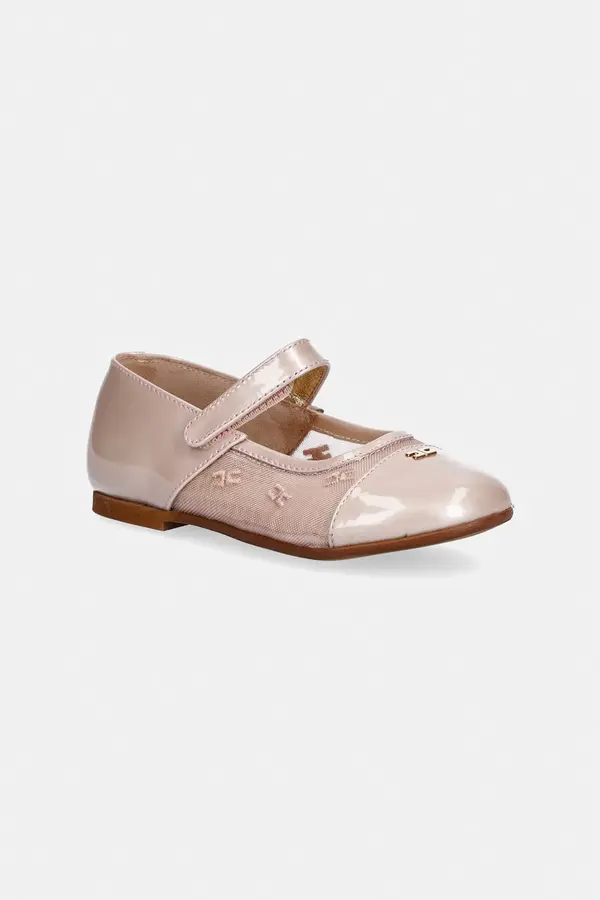 Elisabetta Franchi Dječje kožne balerinke Elisabetta Franchi