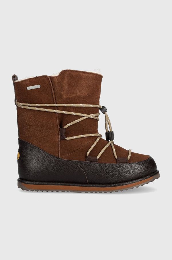 Emu Australia Dječje kožne cipele za snijeg Emu Australia Blackburn Teens boja: smeđa