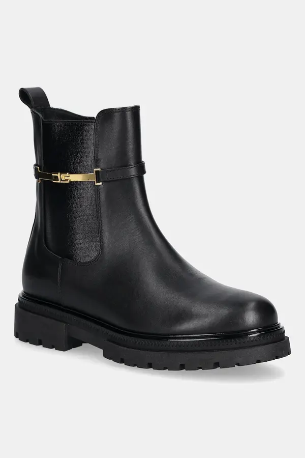 Elisabetta Franchi Dječje kožne gležnjače Elisabetta Franchi