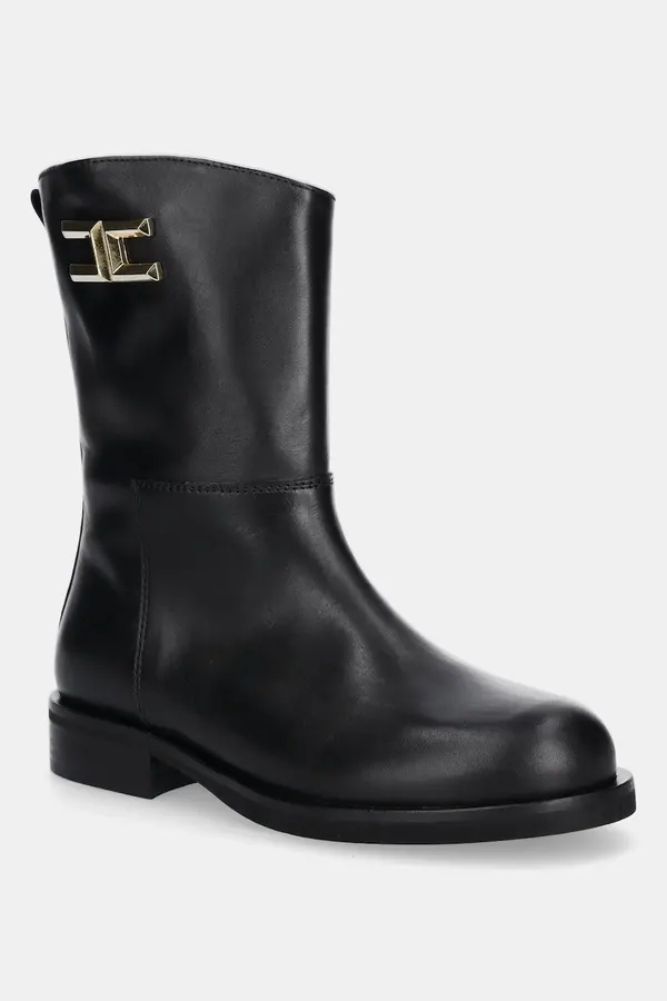 Elisabetta Franchi Dječje kožne gležnjače Elisabetta Franchi