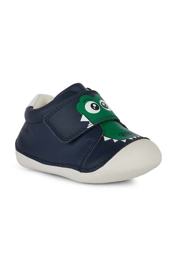 Geox Dječje kožne polucipele Geox TUTIM boja: tamno plava