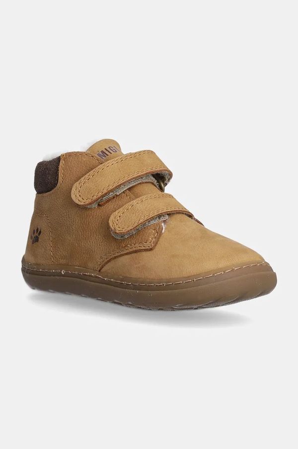 Primigi Dječje kožne polucipele Primigi boja: smeđa, PWN 69112