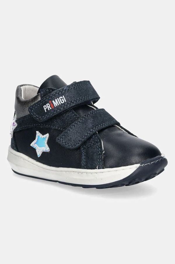 Primigi Dječje kožne polucipele Primigi boja: tamno plava, PAF 69002