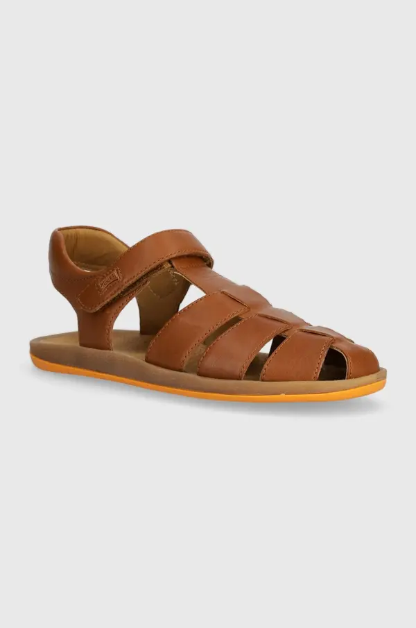 Camper Dječje kožne sandale Camper