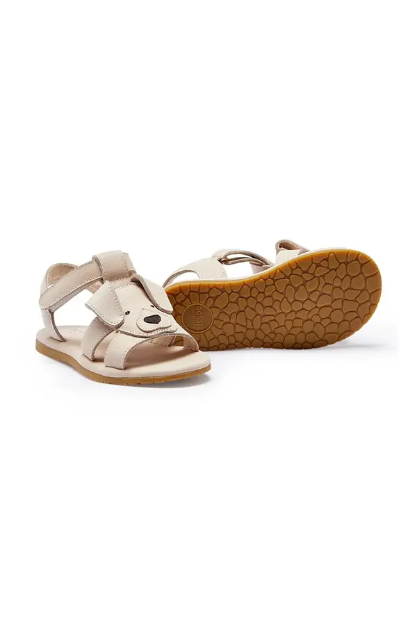 Donsje Dječje kožne sandale Donsje Dhalo Sandals Golden Retriever