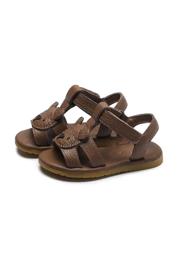 Donsje Dječje kožne sandale Donsje Mhalo Sandals Bear