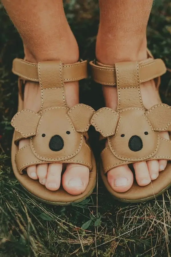 Donsje Dječje kožne sandale Donsje Mhalo Sandals Koala