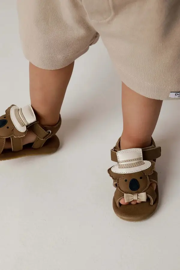 Donsje Dječje kožne sandale Donsje Stelloux Sandals Groom