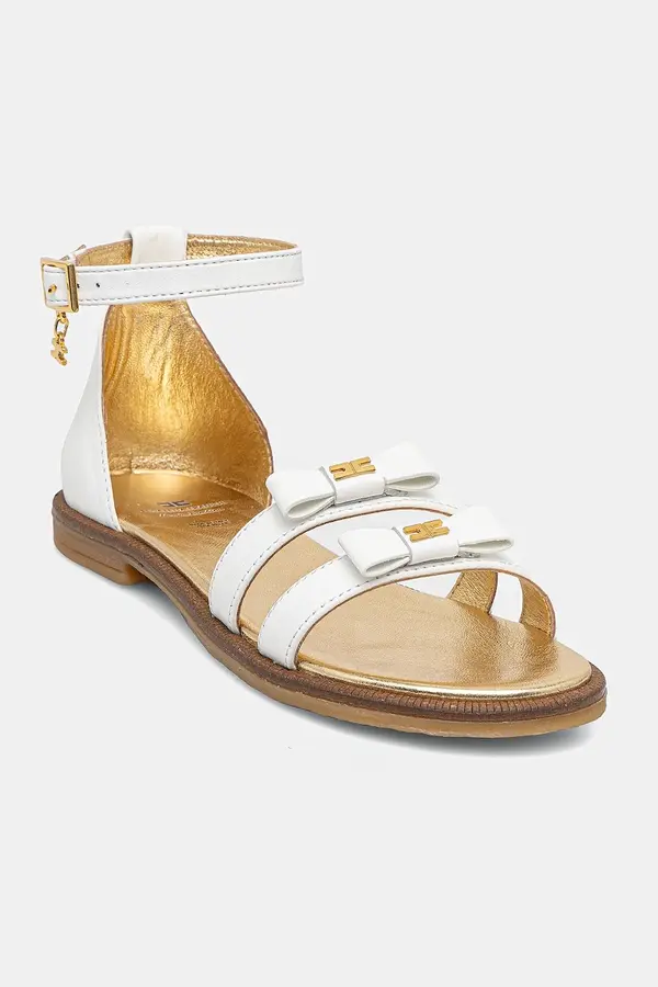 Elisabetta Franchi Dječje kožne sandale Elisabetta Franchi
