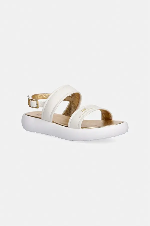 Elisabetta Franchi Dječje kožne sandale Elisabetta Franchi