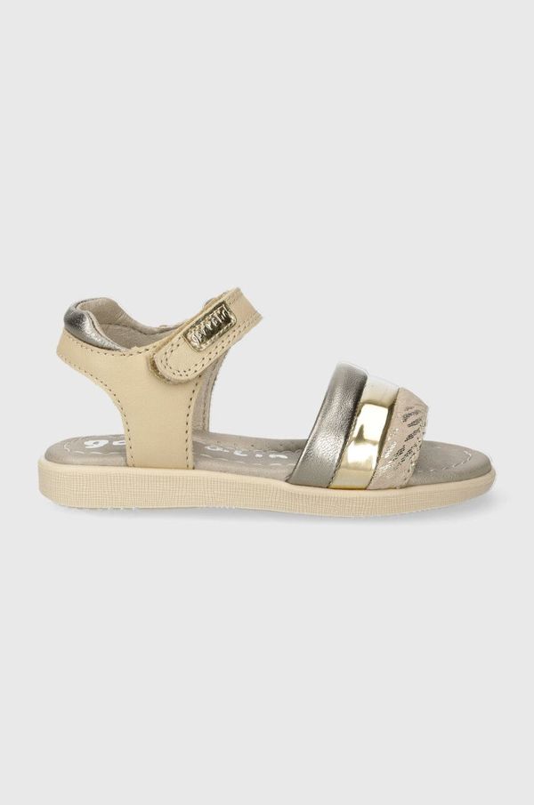 Garvalin Dječje kožne sandale Garvalin boja: bež