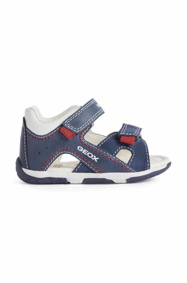 Geox Dječje kožne sandale Geox boja: tamno plava