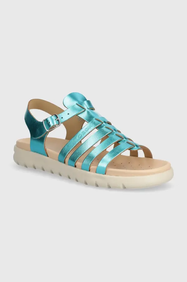 Geox Dječje kožne sandale Geox SANDAL SOLEIMA