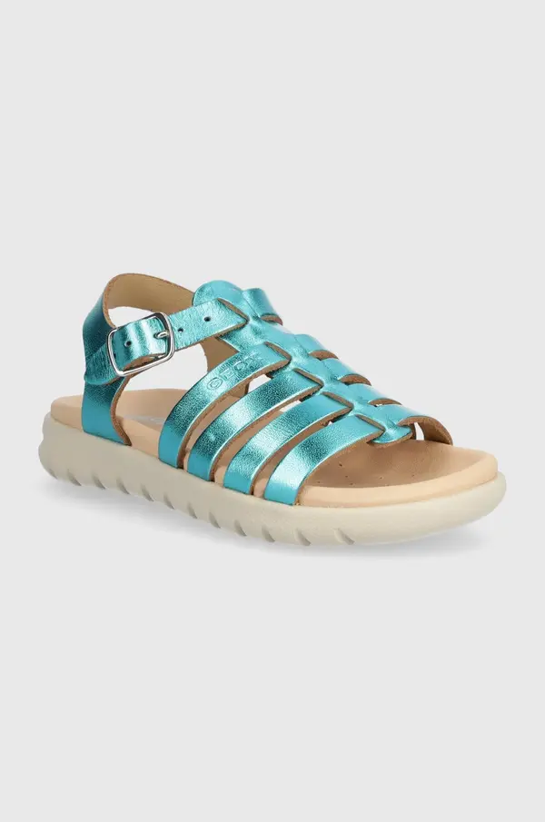Geox Dječje kožne sandale Geox SANDAL SOLEIMA