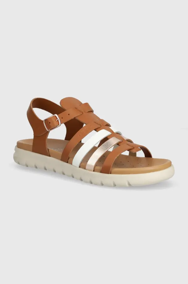 Geox Dječje kožne sandale Geox SANDAL SOLEIMA