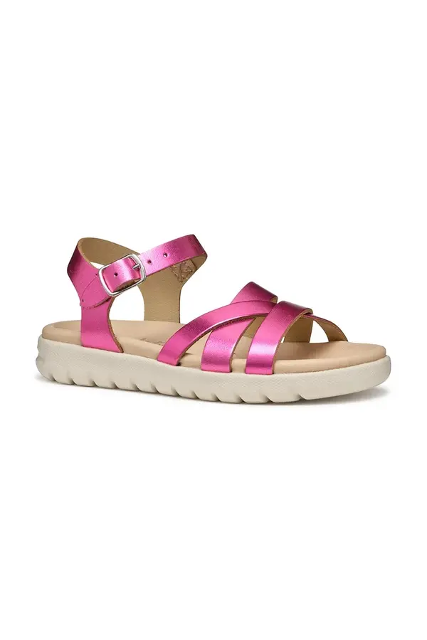 Geox Dječje kožne sandale Geox SANDAL SOLEIMA