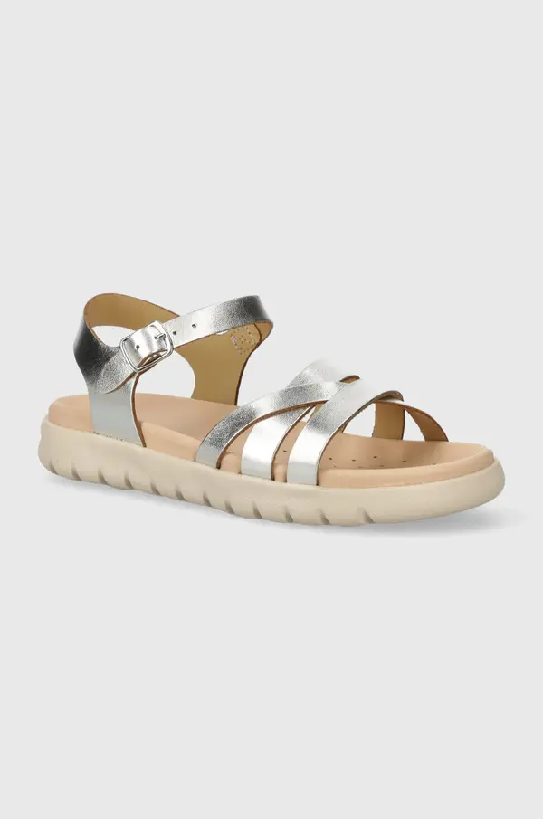 Geox Dječje kožne sandale Geox SANDAL SOLEIMA