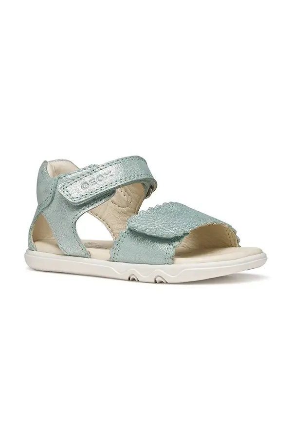 Geox Dječje kožne sandale Geox SANDAL STEPPIEUP