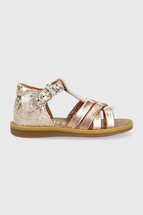 Pom D'api Dječje kožne sandale Pom D'api boja: ružičasta