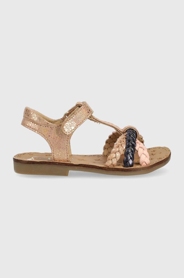 Shoo Pom Dječje kožne sandale Shoo Pom boja: bež