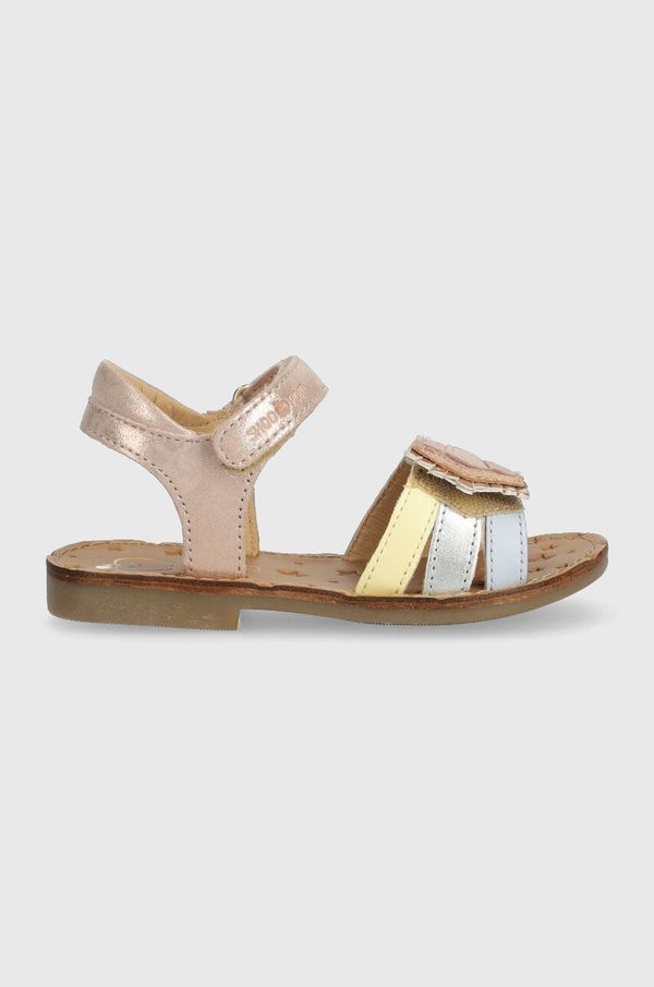 Shoo Pom Dječje kožne sandale Shoo Pom boja: ružičasta