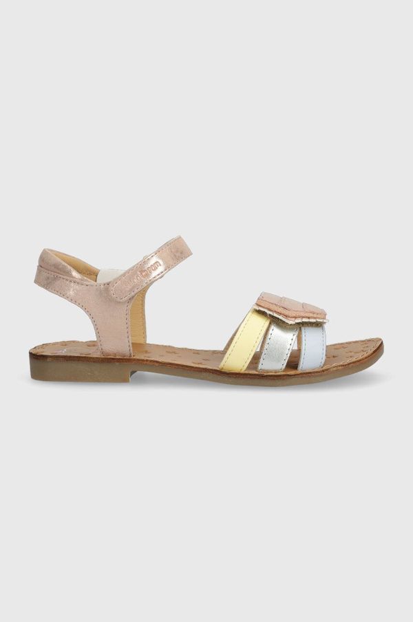 Shoo Pom Dječje kožne sandale Shoo Pom boja: ružičasta