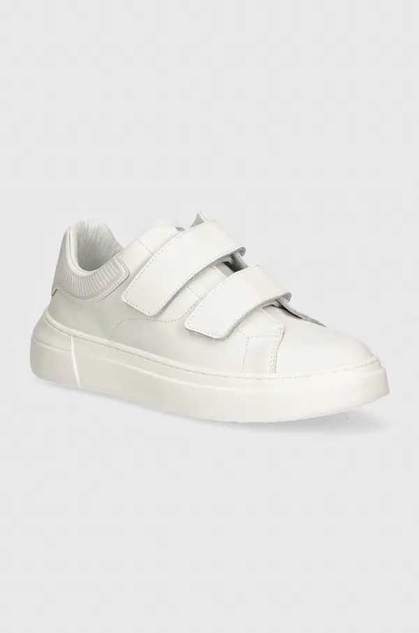 Emporio Armani Dječje kožne tenisice Emporio Armani