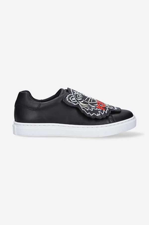 Kenzo kids Dječje kožne tenisice Kenzo Kids K59039 boja: crna