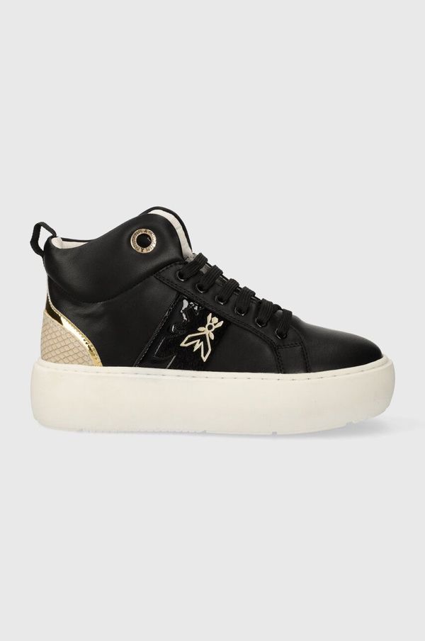 Patrizia Pepe Dječje kožne tenisice Patrizia Pepe boja: crna